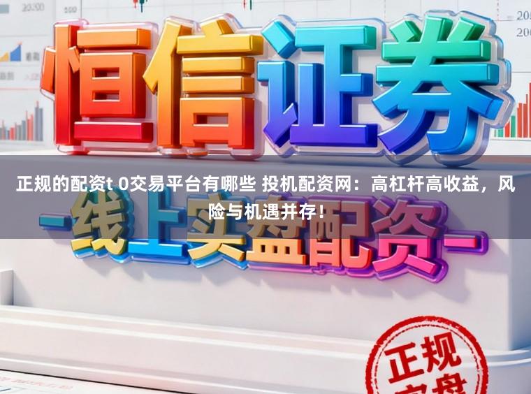 正规的配资t 0交易平台有哪些 投机配资网：高杠杆高收益，风险与机遇并存！
